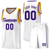Custom Unique Sleeve Color Block Classic Sets Sports Uniform Basketball Jersey Add Logo Number