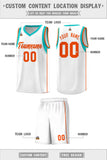 Custom Unique Sleeve Color Block Classic Sets Sports Uniform Basketball Jersey Add Logo Number