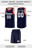 Custom Unique Sleeve Color Block Classic Sets Sports Uniform Basketball Jersey Printed Logo Number