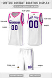 Custom Unique Sleeve Color Block Classic Sets Sports Uniform Basketball Jersey Printed Logo Number