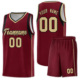 Custom Personalized Sleeve Color Block Classic Sets Sports Uniform Basketball Jersey Add Logo Number