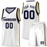Custom Unique Sleeve Color Block Classic Sets Sports Uniform Basketball Jersey Printed Logo Number