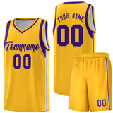 Custom Personalized Sleeve Color Block Classic Sets Sports Uniform Basketball Jersey For Youth