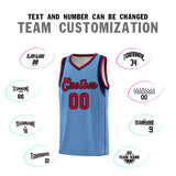 Custom Tank Top Sleeve Color Block Classic Sets Sports Uniform Basketball Jersey Text Logo Number