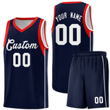 Custom Tank Top Sleeve Color Block Classic Sets Sports Uniform Basketball Jersey Text Logo Number