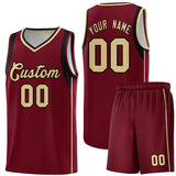Custom Tank Top Sleeve Color Block Classic Sets Sports Uniform Basketball Jersey For Adult
