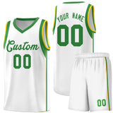 Custom Tank Top Sleeve Color Block Classic Sets Sports Uniform Basketball Jersey Text Logo Number