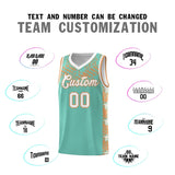 Custom Bright Green Mosaic Stars Pattern Sports Uniform Basketball Jersey
