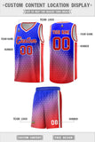 Custom Tank Top Gradient Design Irregular Shapes Pattern Sports Uniform Basketball Jersey