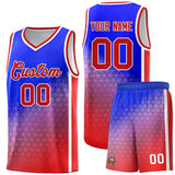 Custom Tank Top Gradient Design Irregular Shapes Pattern Sports Uniform Basketball Jersey