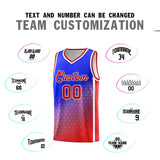 Custom Tank Top Gradient Design Irregular Shapes Pattern Sports Uniform Basketball Jersey