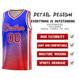 Custom Tank Top Gradient Design Irregular Shapes Pattern Sports Uniform Basketball Jersey