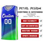 Custom Tank Top Gradient Design Irregular Shapes Pattern Sports Uniform Basketball Jersey