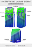 Custom Tank Top Gradient Design Irregular Shapes Pattern Sports Uniform Basketball Jersey