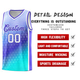 Custom Tank Top Gradient Design Irregular Shapes Pattern Sports Uniform Basketball Jersey