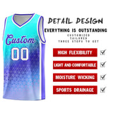 Custom Tank Top Gradient Design Irregular Shapes Pattern Sports Uniform Basketball Jersey