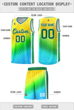 Custom Tank Top Gradient Design Irregular Shapes Pattern Sports Uniform Basketball Jersey