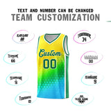 Custom Tank Top Gradient Design Irregular Shapes Pattern Sports Uniform Basketball Jersey