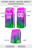 Custom Gradient Design Irregular Shapes Pattern Sports Uniform Basketball Jersey For Adult