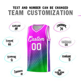 Custom Gradient Design Irregular Shapes Pattern Sports Uniform Basketball Jersey For Adult