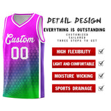 Custom Gradient Design Irregular Shapes Pattern Sports Uniform Basketball Jersey For Adult