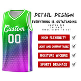 Custom Gradient Design Irregular Shapes Pattern Sports Uniform Basketball Jersey For Adult