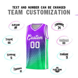 Custom Gradient Design Irregular Shapes Pattern Sports Uniform Basketball Jersey For Adult