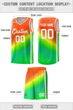 Custom Tank Top Gradient Design Irregular Shapes Pattern Sports Uniform Basketball Jersey
