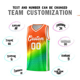 Custom Tank Top Gradient Design Irregular Shapes Pattern Sports Uniform Basketball Jersey