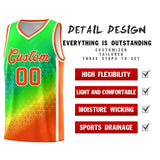 Custom Tank Top Gradient Design Irregular Shapes Pattern Sports Uniform Basketball Jersey
