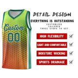 Custom Tank Top Gradient Design Irregular Shapes Pattern Sports Uniform Basketball Jersey