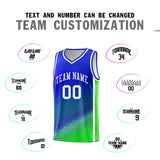 Custom Gradient Design Irregular Shapes Pattern Sports Uniform Basketball Jersey Text Logo Number