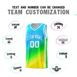 Custom Gradient Design Irregular Shapes Pattern Sports Uniform Basketball Jersey Printed Logo Number
