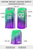 Custom Gradient Design Irregular Shapes Pattern Sports Uniform Basketball Jersey Printed Logo Number