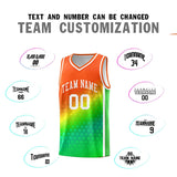 Custom Gradient Design Irregular Shapes Pattern Sports Uniform Basketball Jersey Text Logo Number
