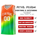 Custom Gradient Design Irregular Shapes Pattern Sports Uniform Basketball Jersey Text Logo Number