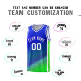 Custom Personalized Gradient Design Irregular Shapes Pattern Sports Uniform Basketball Jersey