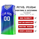 Custom Personalized Gradient Design Irregular Shapes Pattern Sports Uniform Basketball Jersey