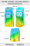 Custom Gradient Design Irregular Shapes Pattern Sports Uniform Basketball Jersey For Youth