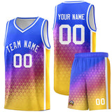 Custom Gradient Design Irregular Shapes Pattern Sports Uniform Basketball Jersey For Youth
