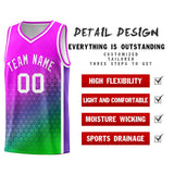Custom Gradient Design Irregular Shapes Pattern Sports Uniform Basketball Jersey For Youth