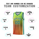 Custom Personalized Gradient Design Irregular Shapes Pattern Sports Uniform Basketball Jersey