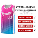 Custom Tailor Made Gradient Design Irregular Shapes Pattern Sports Uniform Basketball Jersey