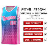 Custom Gradient Design Irregular Shapes Pattern Sports Uniform Basketball Jersey For Unisex