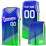 Custom Tailor Made Gradient Design Irregular Shapes Pattern Sports Uniform Basketball Jersey