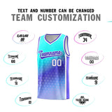 Custom Tailor Made Gradient Design Irregular Shapes Pattern Sports Uniform Basketball Jersey