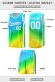 Custom Gradient Design Irregular Shapes Pattern Sports Uniform Basketball Jersey For Unisex