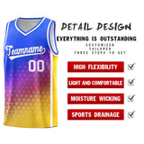 Custom Gradient Design Irregular Shapes Pattern Sports Uniform Basketball Jersey For Unisex