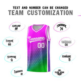 Custom Gradient Design Irregular Shapes Pattern Sports Uniform Basketball Jersey For Unisex