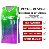 Custom Gradient Design Irregular Shapes Pattern Sports Uniform Basketball Jersey For Unisex